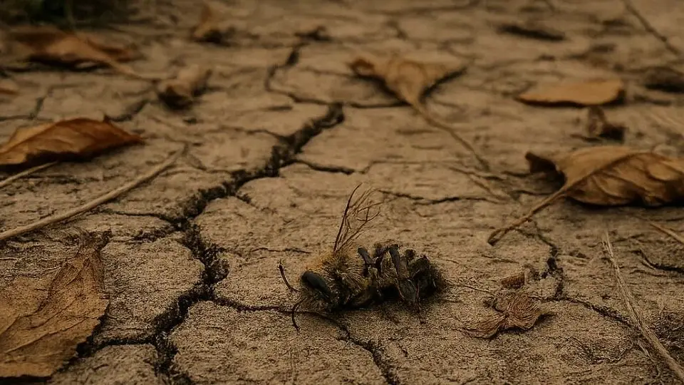 Deforested landscape showing biodiversity loss and climate impact