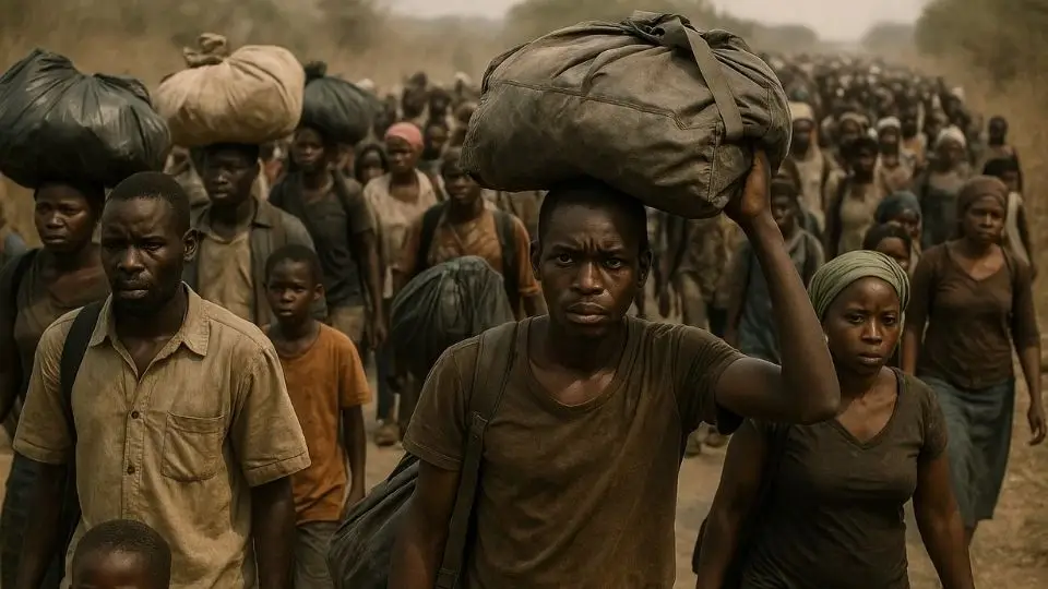 People displaced by climate change and environmental degradation